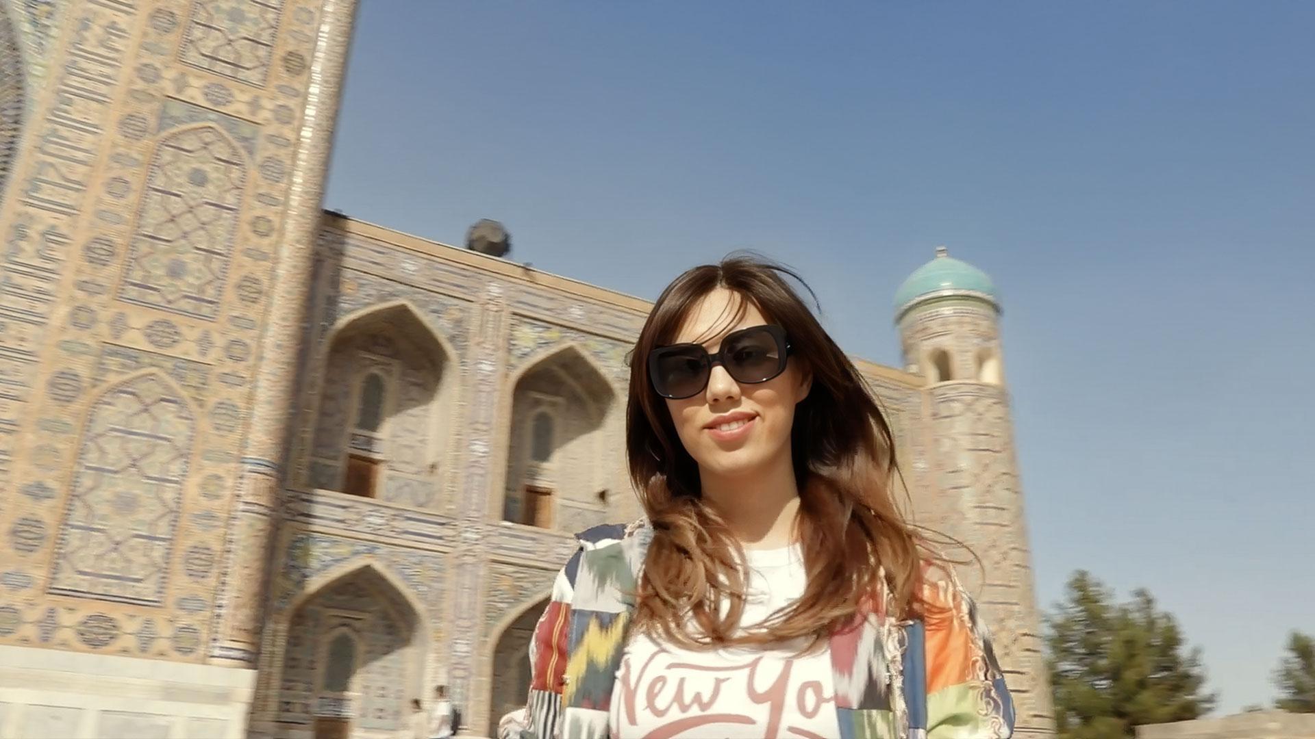 Mukhlisa is a celebrity director who shares her pride in Uzbekistan's Silk Road culture.