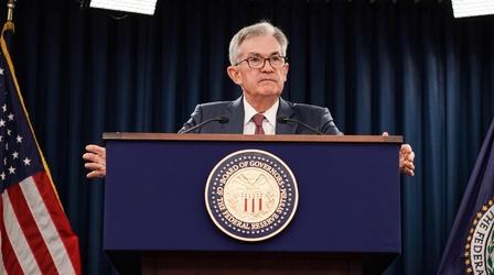 Video thumbnail: PBS NewsHour News Wrap: Fed cuts interest rates for 3rd time this year