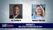 Jasmin III vs Poulson Debate | WA STATE REP District 3 | KSPS PBS