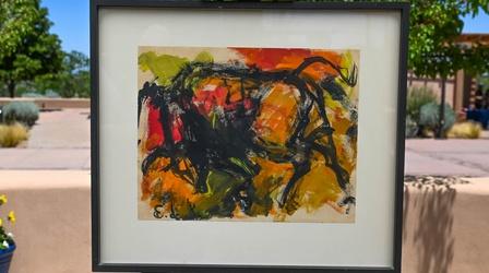 Video thumbnail: Antiques Roadshow Appraisal: Elaine de Kooning Mixed-media Artwork, ca. 1960