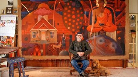 Video thumbnail: Oregon Art Beat John Simpkins, painting in solitude | K-12