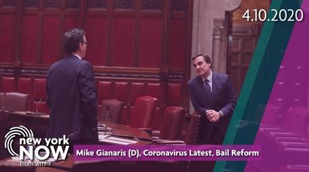 Video thumbnail: New York NOW Senator Mike Gianaris, Coronavirus Latest, Bail Reform