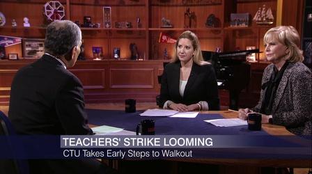 Video thumbnail: Chicago Tonight Spotlight Politics: Chicago Teachers Ready to Strike