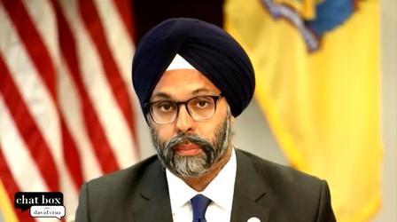 Video thumbnail: Chat Box with David Cruz The Chat Box Conversation: NJ Attorney General Gurbir Grewal