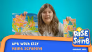Art with Elly - Paint Scraping