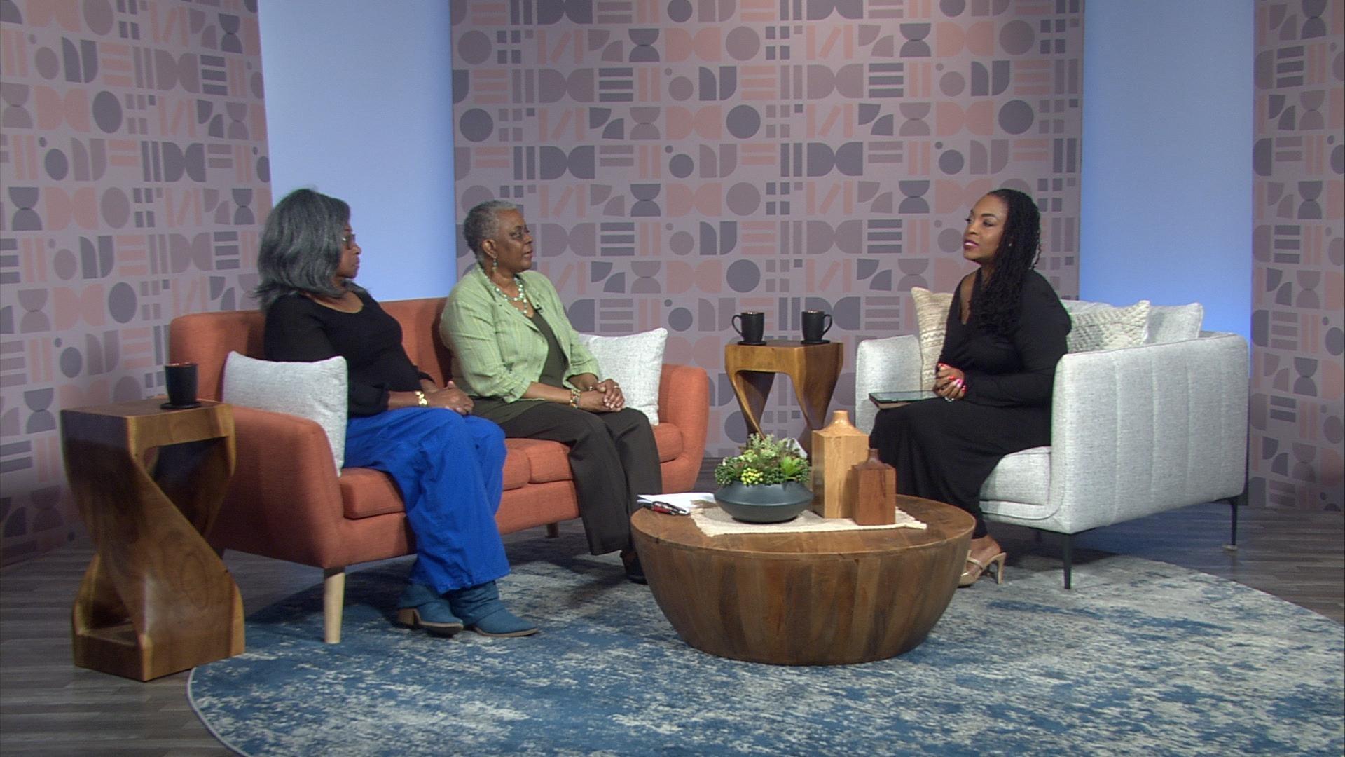 Host of Black Issues Forum Kenia Thompson and guests.