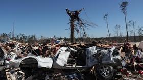 Video thumbnail: PBS NewsHour Eastern Alabama residents reel from tornado's 'annihilation'