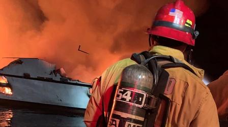 Video thumbnail: PBS NewsHour News Wrap: At least 4 dead, 29 missing in Calif. boat fire