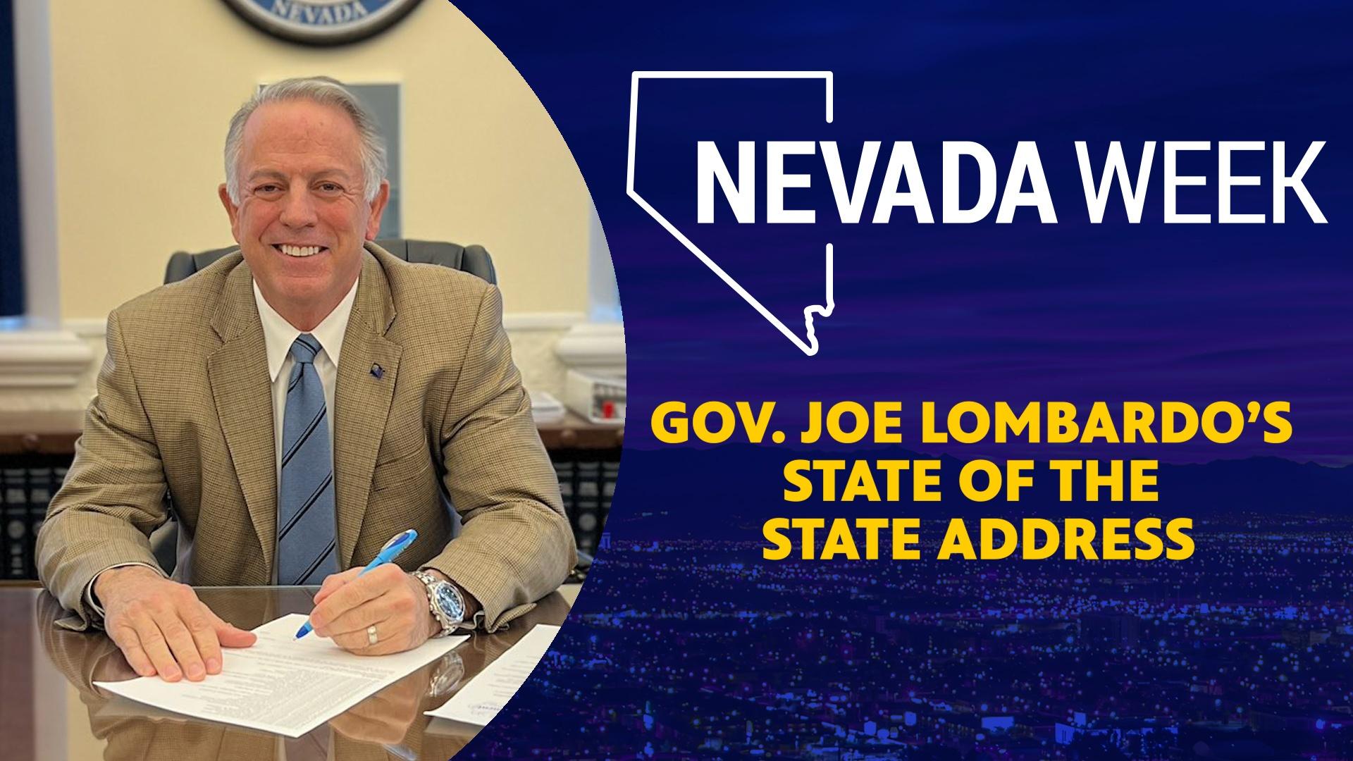 TONIGHT: Nevada Governor Lombardo delivers first State of State address