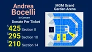 Vegas PBS Ticket Offer| Andrea Bocelli