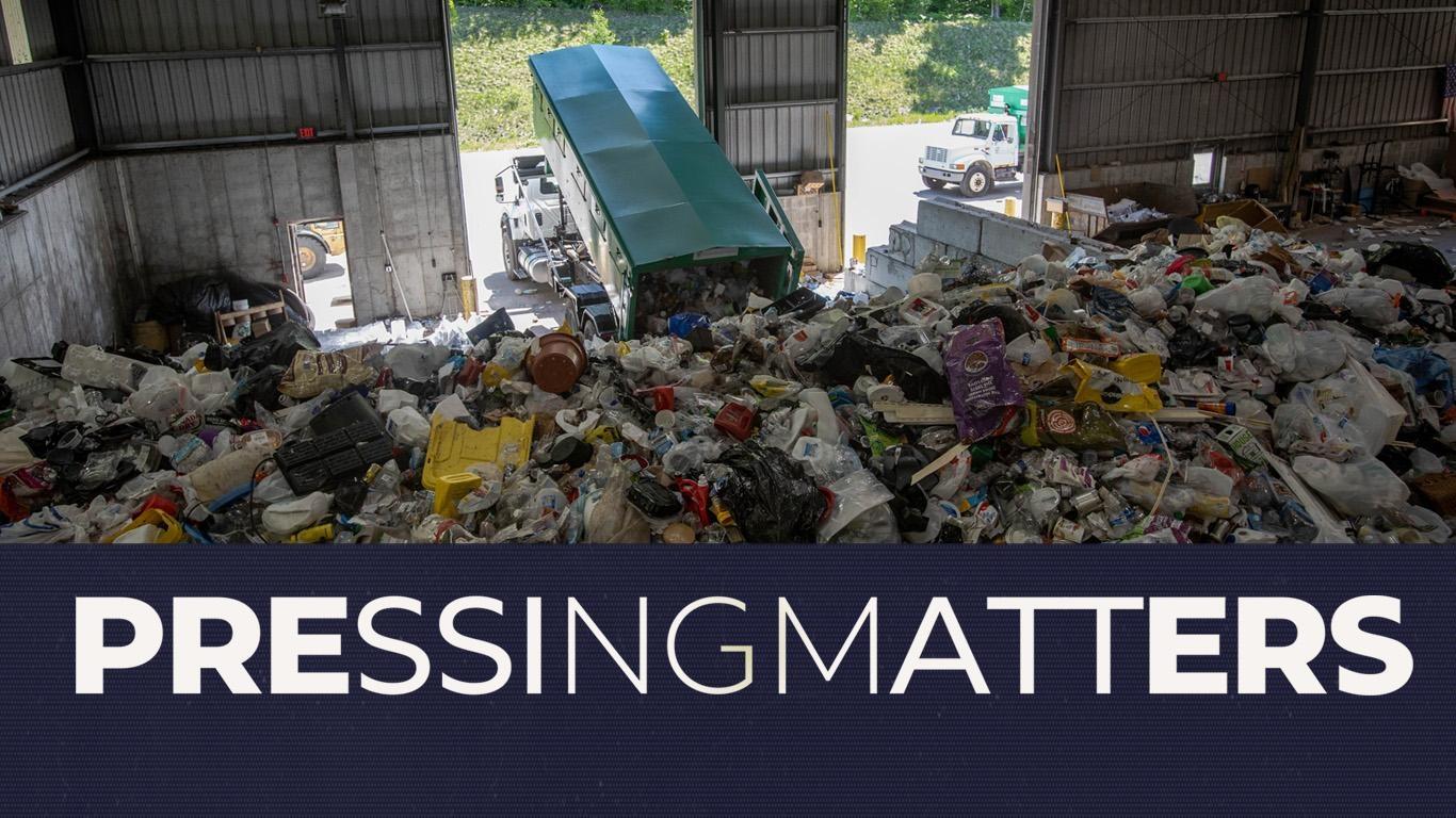 Instead of putting everything in the trash you recycle. Then what happens?