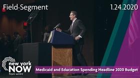Video thumbnail: New York NOW Medicaid and Education Spending Headline Cuomo's 2020 Budget