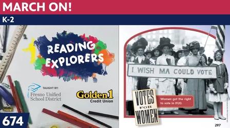 Video thumbnail: Reading Explorers K-2-674: March On!