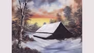 Barn at Sunset