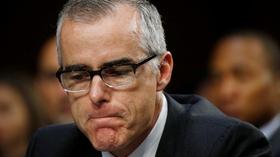 Video thumbnail: PBS NewsHour Andrew McCabe, target of Trump's fire, steps down from FBI