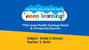 Grade 5 Literacy #8: Great Pacific Garbage Patch, Comparison