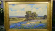 Robert Wood Bluebonnets Oil, ca. 1930