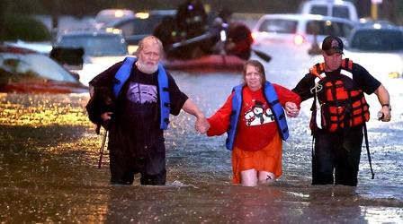 Video thumbnail: PBS NewsHour Hundreds rescued from devastating flooding in St. Louis area