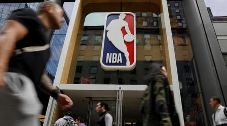 Video thumbnail: PBS NewsHour NBA's Chinese business interests clash with free speech