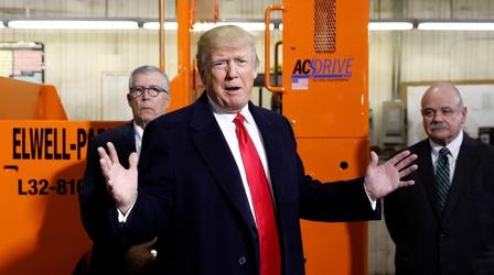 Video thumbnail: PBS NewsHour Does Trump deserve credit for the good economy?