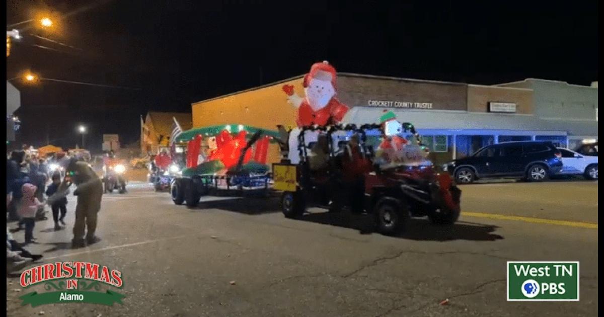 West TN PBS Specials Alamo Tennessee Christmas Parade 2024 PBS