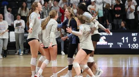 Video thumbnail: High School Activities 2021 AA Volleyball | SF Lincoln vs. Harrisburg