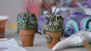 Sculptor Kristin Morris