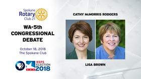 Video thumbnail: KSPS Public Television WA-5th CONGRESSIONAL DEBATE at SPOKANE 21 ROTARYCLUB