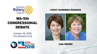 WA-5th CONGRESSIONAL DEBATE at SPOKANE 21 ROTARYCLUB