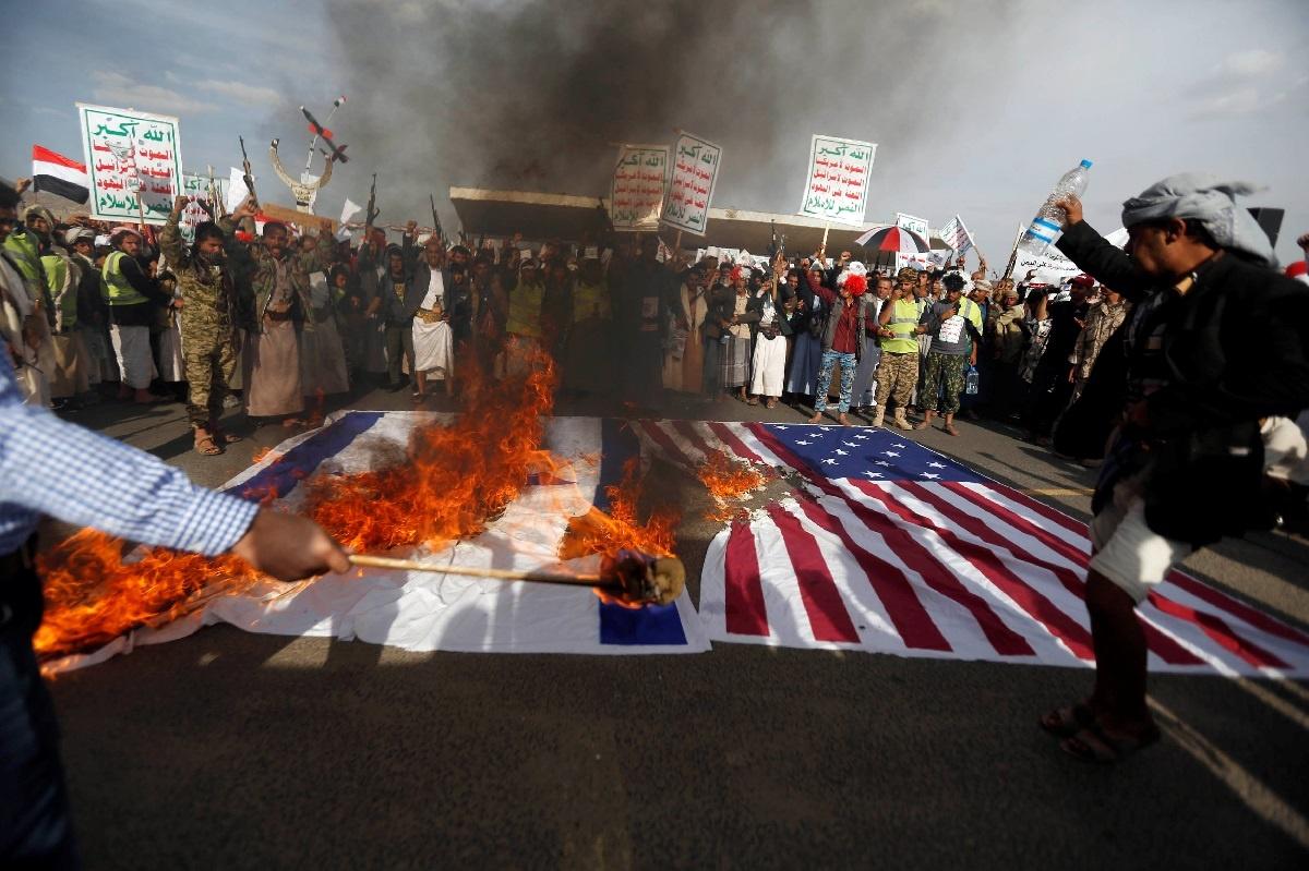 Protests erupt in Yemen as Trump visits Saudi Arabia