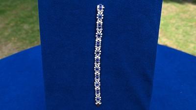 Appraisal: Tiffany Diamond & Sapphire Bracelet, ca. 1960