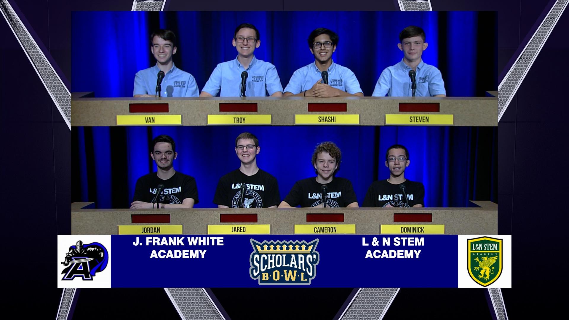 Scholars' Bowl Frank White vs L&N Stem Academy Season 40