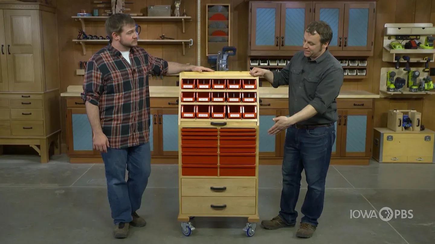 Hardware Organizer Cart