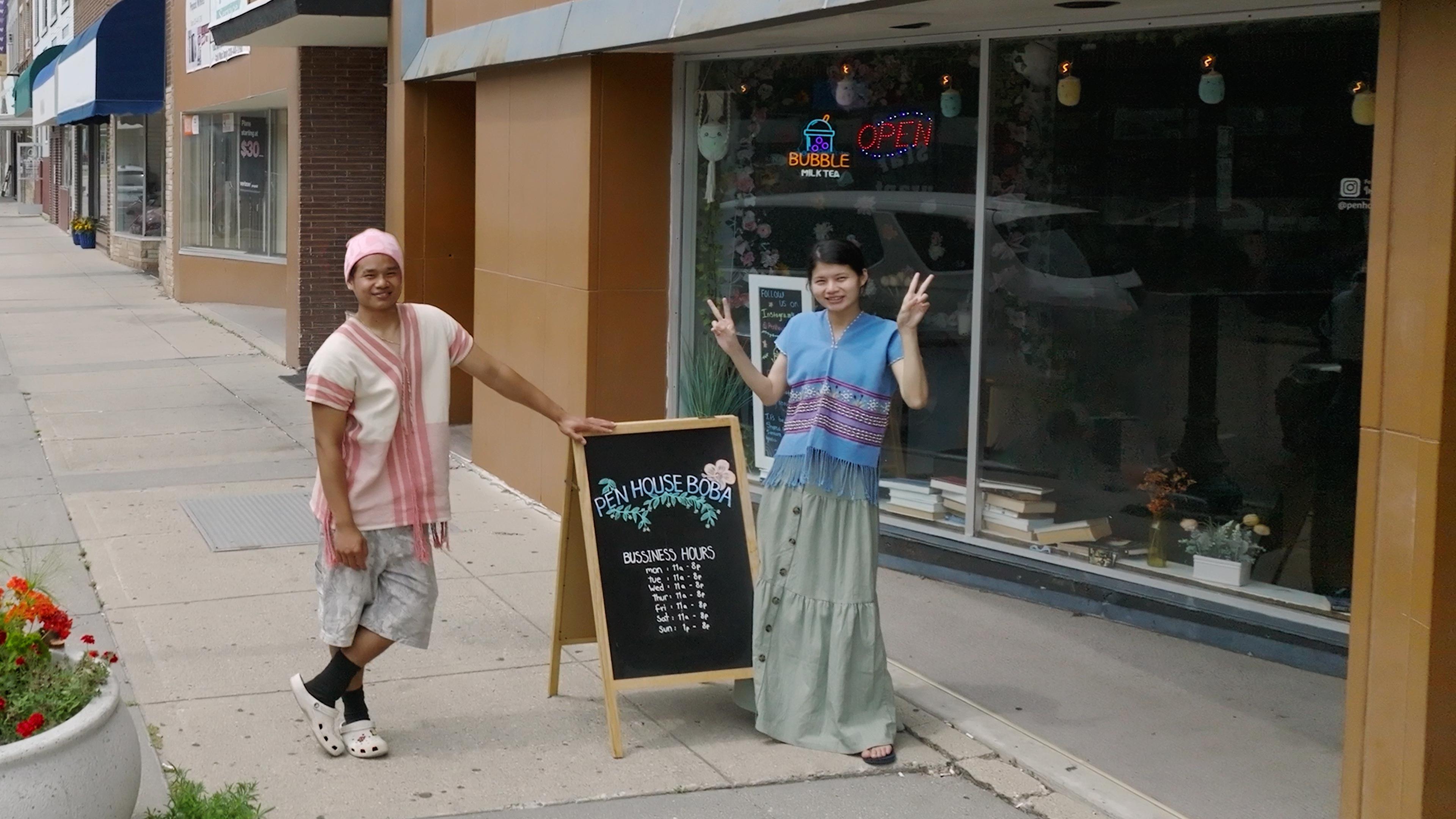 Pen House Boba serves tasty milk teas, fruit teas, and slushies, and meet saxophonist Mike Gill.