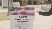 Voters Drop-Off Ballots on Election Day