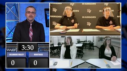 Video thumbnail: Scholastic Scrimmage Montrose vs. Delaware Valley