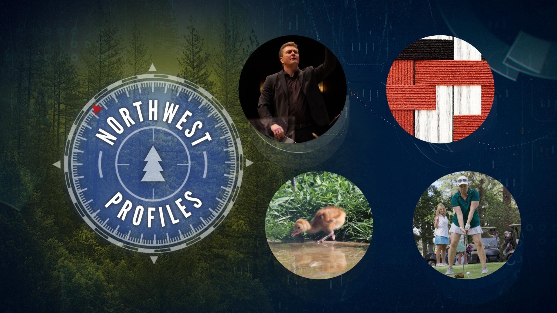 Conductor James Lowe, artist Kimber Follevaag, The Wilder Institute, and golfers the Canyonettes.