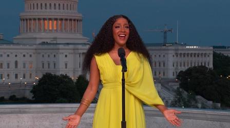Video thumbnail: National Memorial Day Concert Mickey Guyton Performs the National Anthem