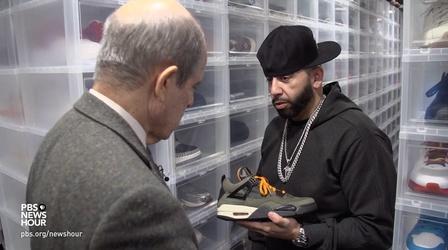 Video thumbnail: PBS NewsHour How to make big money in the sneaker business