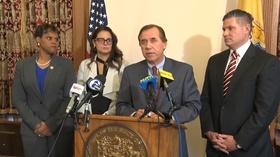 Video thumbnail: NJTV News Newly elected Assembly speaker addresses caucus