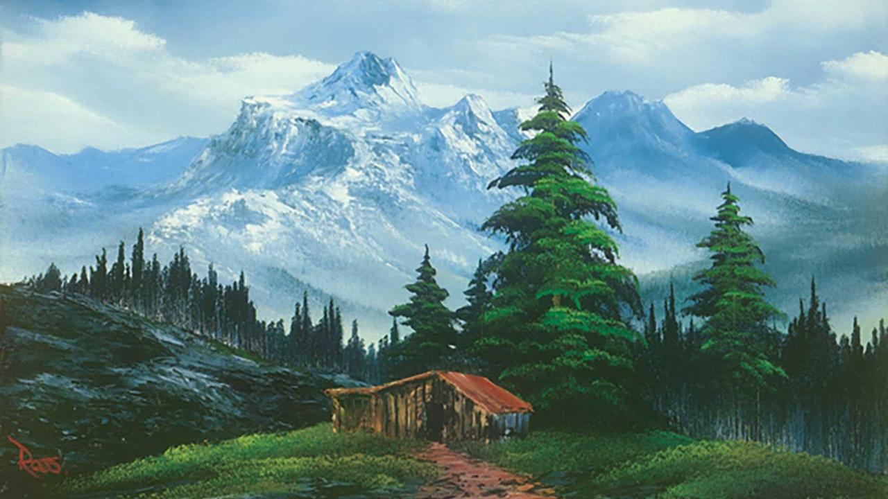 The Best of the Joy of Painting A Spectacular View airing Tue, Sep 22 10:30 am