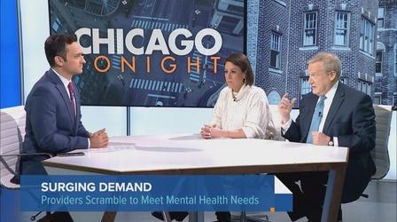 Video thumbnail: Chicago Tonight Demand for Mental Health Services a Challenge for Providers