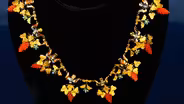 Appraisal: Gold & Enamel Necklace, ca. 1855