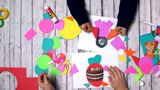 Create Colorful Collages to Learn About Shapes