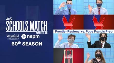 Video thumbnail: As Schools Match Wits Frontier Regional vs. Pope Francis Prep (May 1, at 7 p.m.)