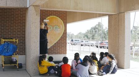Video thumbnail: Colorado Voices Murals bring "hope" to Colorado schools