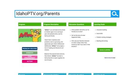 Video thumbnail: Idaho Public Television Promotion IdahoPTV Parents Website