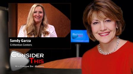 Video thumbnail: Consider This with Christine Zak Edmonds S03 E21: Sandy Garza | Crittenton Centers