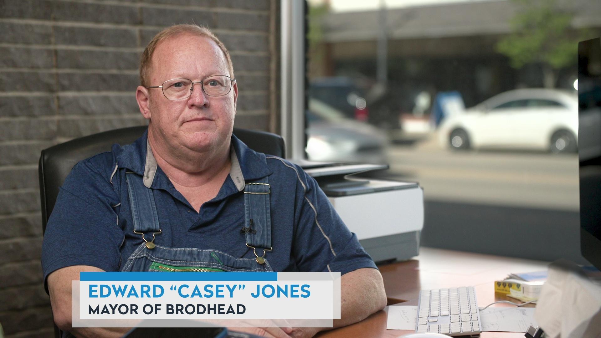 Mayor Edward ‘Casey’ Jones on Brodhead using shared revenue