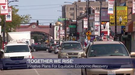 Video thumbnail: Chicago Tonight COVID-19 Recovery: Initiative Aims for Equitable Rebuilding